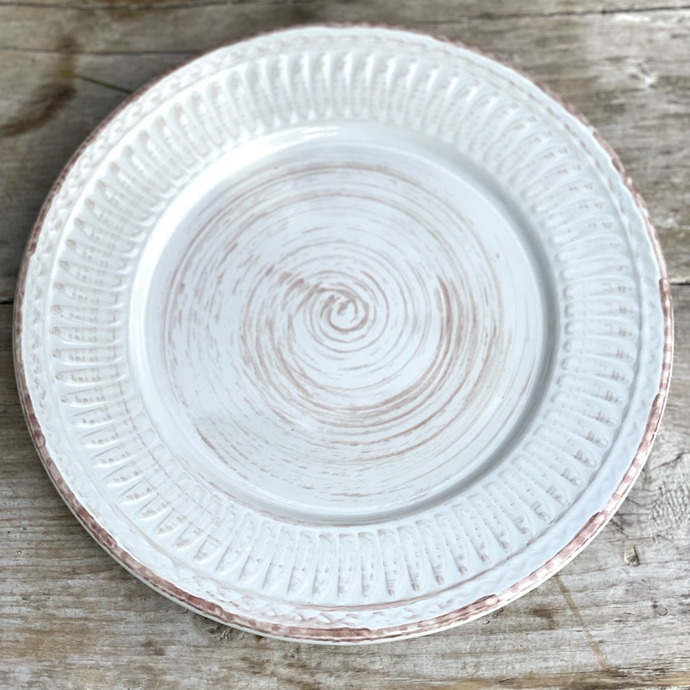 Home Essentials white salad plate cosenza
